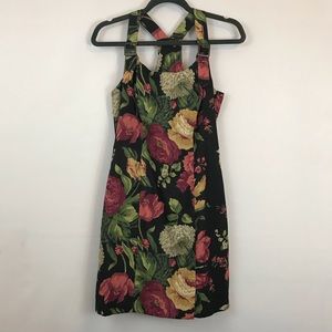 Rampage Vintage Floral Buckle Dress
